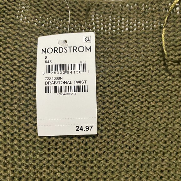 RDI Womens Open Knit Pullover Sweater Green S - Picture 3 of 3